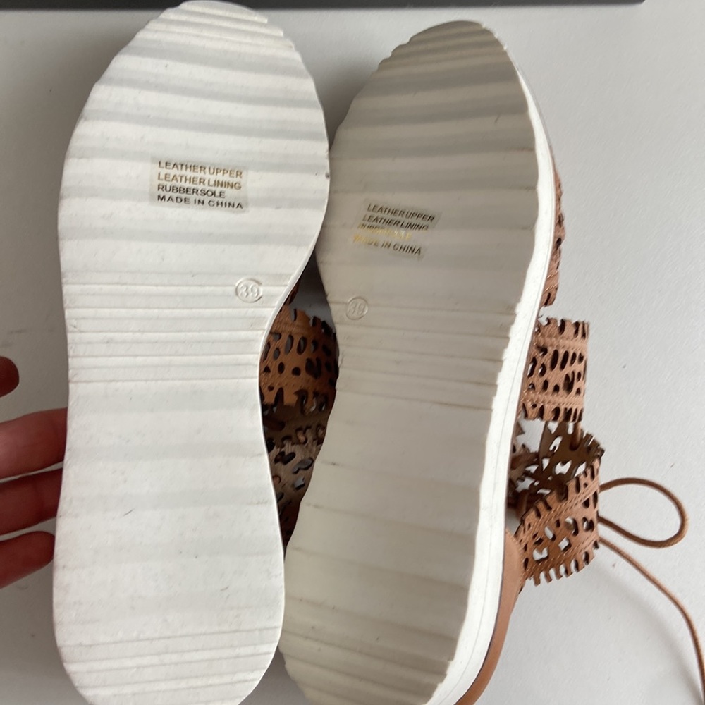 Top End Olay-To Tan Leather Sandals - Picture 4 of 5